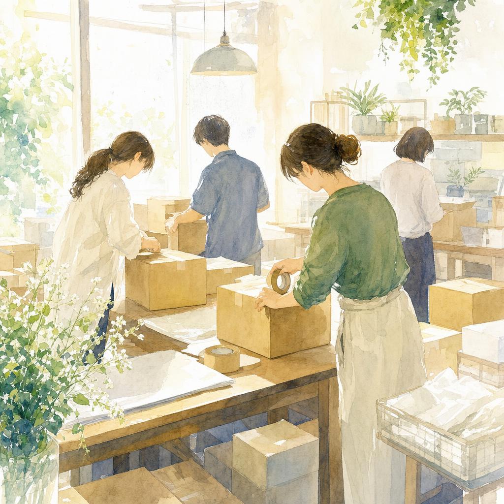 きれいに並べる、次へ動く。その日の整理作業で見えたこと
