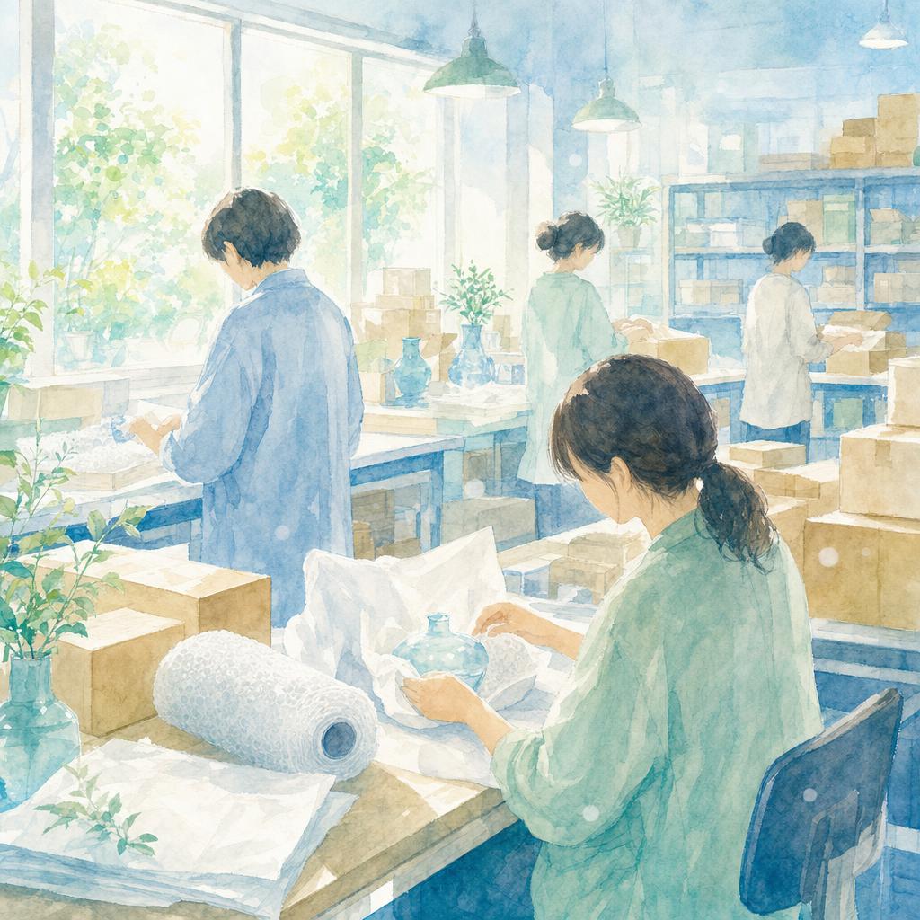 細かく丁寧に検品する、その日の現場|就労継続支援A型で見えた、ある利用者さんの働きぶり