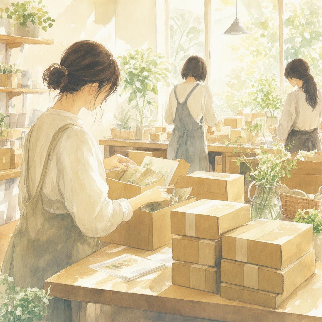 黙々と、丁寧に。その日のネット物販の現場で感じたこと